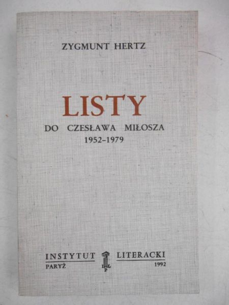 Listy do Czesława Miłosza 1952-1979