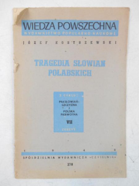 Józef- Tragedia Słowian Połabskich, zeszyt VII, 1948 r.
