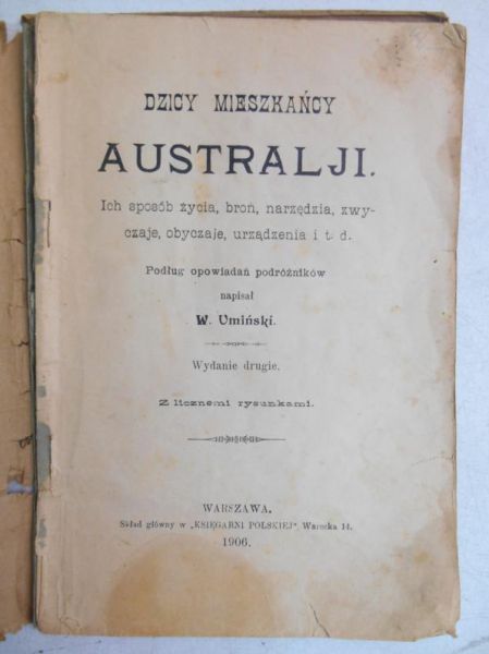 Dzicy mieszkańcy Australji, 1906 r.