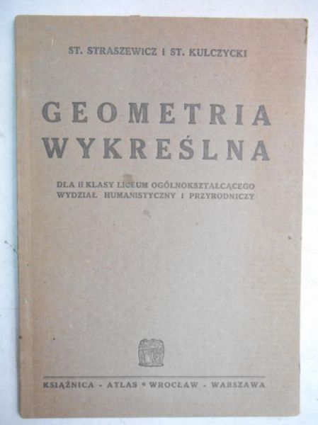 Geometria wykreślna, 1946 r.