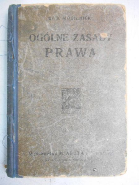 Ogólne zasady prawa, 1916 r.