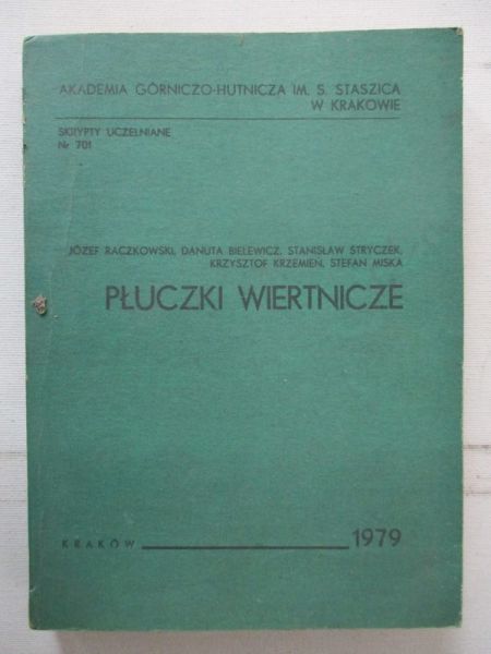 Raczkowski Józef - Płuczki wiertnicze
