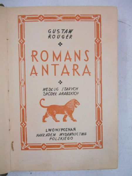 Romans Antara, 1927 r.