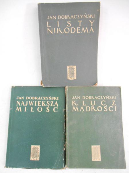 Dobraczyński Jan - Powieści, 3 książki, 1950 r.
