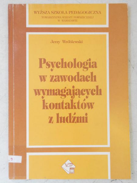 Psychologia w zawodach wymagających kontaktów z ludźmi