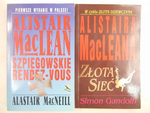 Alistair MacLean - Szpiegowskie Rendez-Vous  Złota sieć, 2 książki
