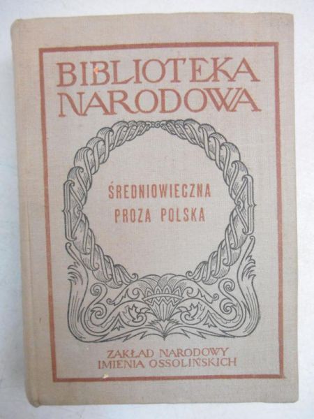 (opr.) - Średniowieczna proza polska, BN