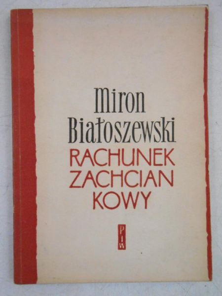 Białoszewski Miron - Rachunek zachciankowy