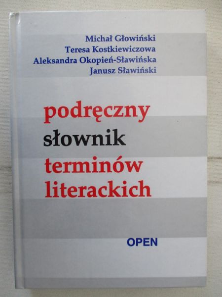 Głowiński Michał - Podręczny słownik terminów literackich