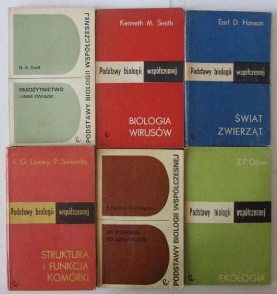 Podstawy biologii współczesnej, 6 książek