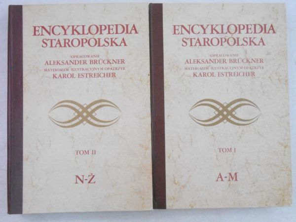 Encyklopedia staropolska, Tom I - II, reprint 1937 r.