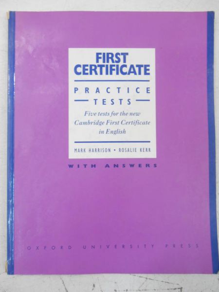 Harrison Mark - First Certificate. Practice Tests