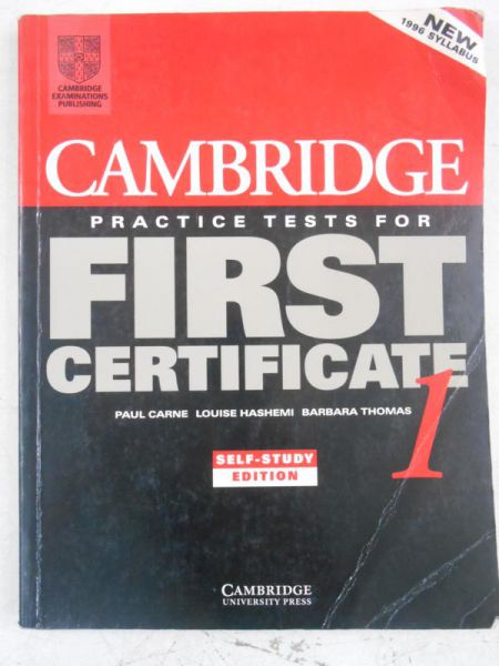 Cambridge Practice Tests for First Certificate 1