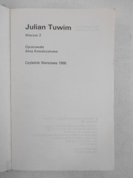 Tuwim Julian - Wiersze 2