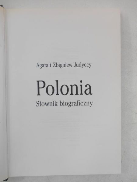 Judycka Agata - Polonia. Słownik biograficzny