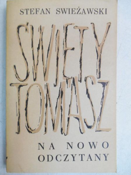Swieżawski Stefan - Święty Tomasz