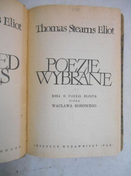 Poezje wybrane