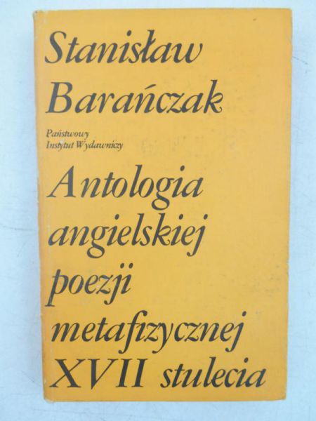 Antologia angielskiej poezji metafizycznej XVII stulecia