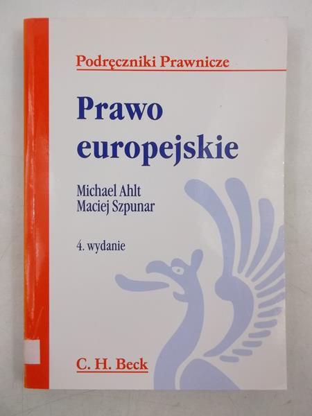 Ahlt Michael - Prawo europejskie