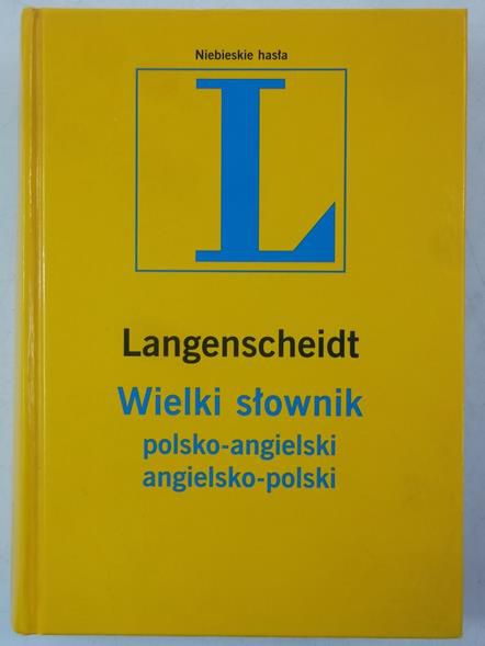 Wielki słownik polsko-angielski, angielsko-polski. Langenscheidt