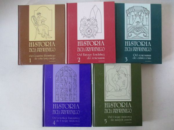 Historia życia prywatnego, T. I-V