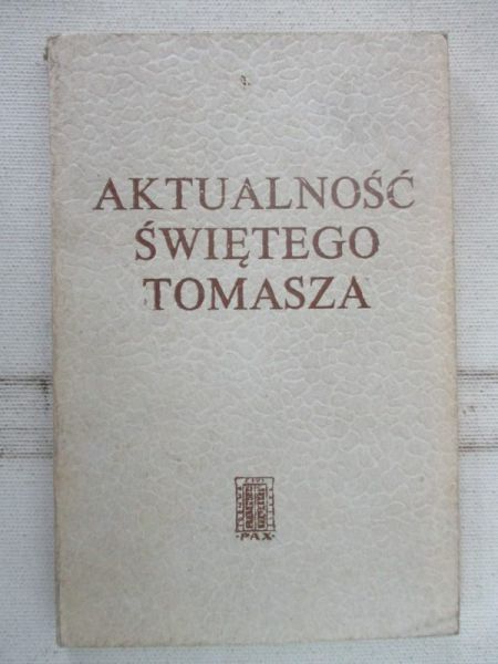 Journet Charles - Aktualność świętego Tomasza