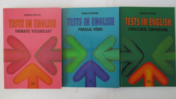 Misztal Mariusz - Tests in English, 3 książki