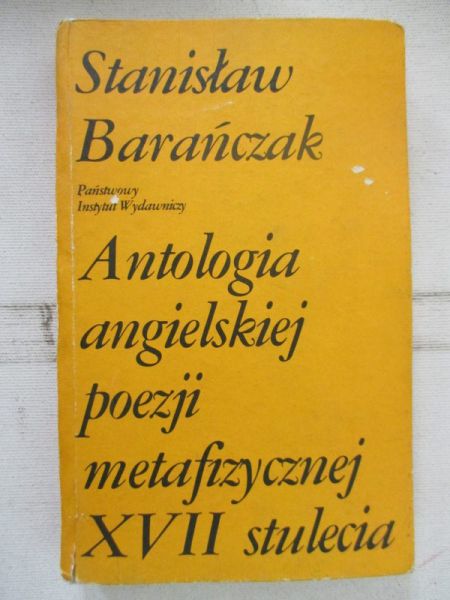 Antologia angielskiej poezji metafizycznej XVII stulecia