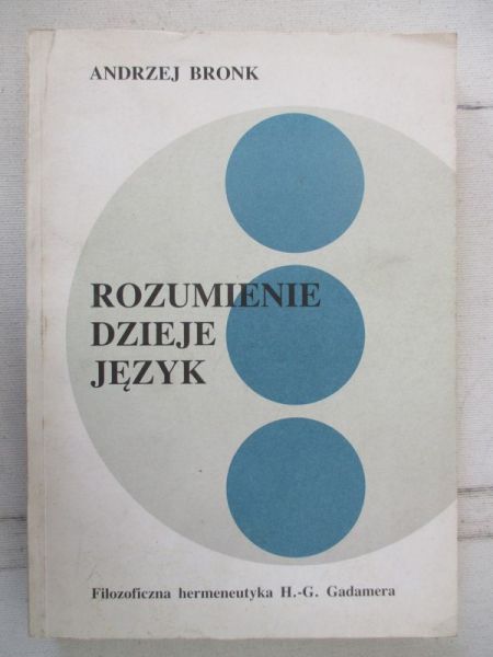 Rozumienie, dzieje, język