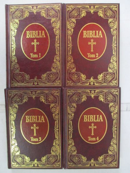 Biblia, Ex Libris, Tom I-IV, Reprint z 1599 r.