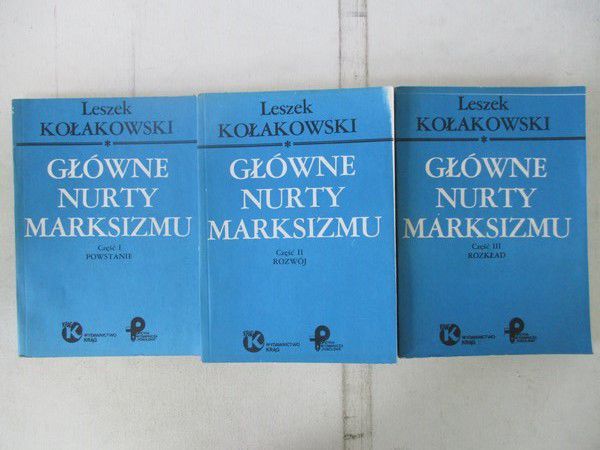 Kołakowski Leszek - Główne nurty marksizmu, Tom I-III