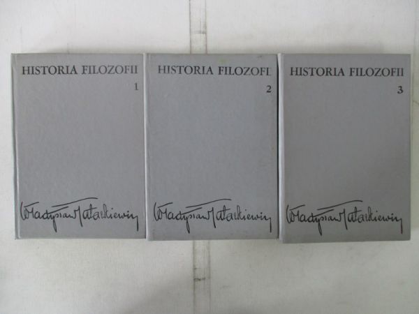 Historia filozofii, tom I-III