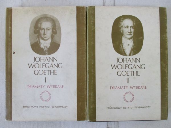 Goethe Wolfgang Johann - Dramaty wybrane, tom I-II