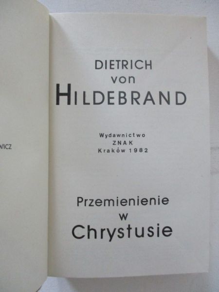 Przemienienie w Chrystusie