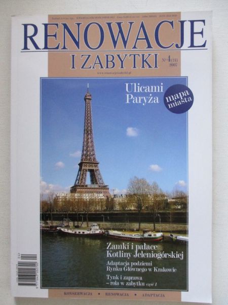 Hardt Edward (red. nacz.) - Renowacje i zabytki, nr 4 2007