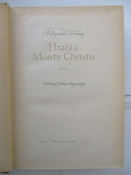 Hrabia Monte Christo, tom I-II