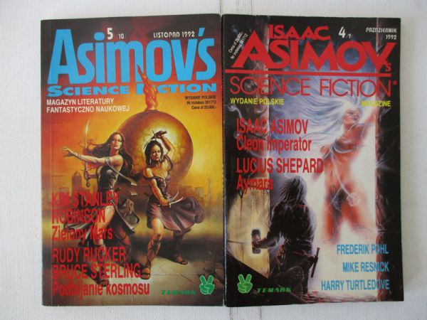 Asimov Isaac - Science Fiction, 2 numery 1992 r.