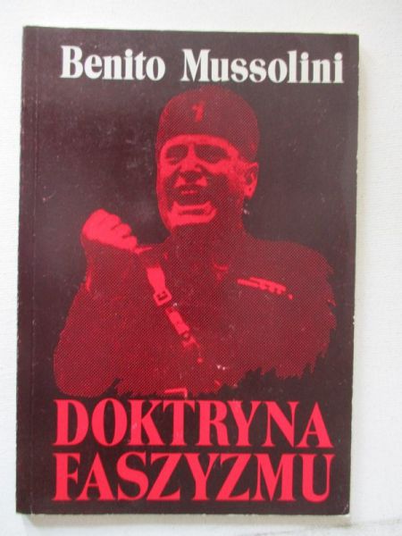 Doktryna faszyzmu, reprint z 1935 r.