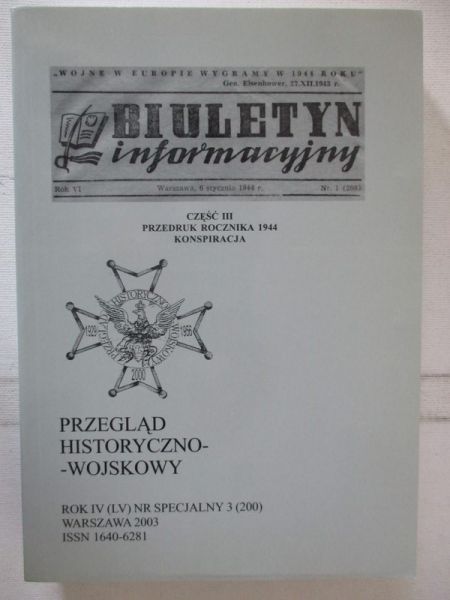 Ajnenkiel Andrzej - Biuletyn informacyjny