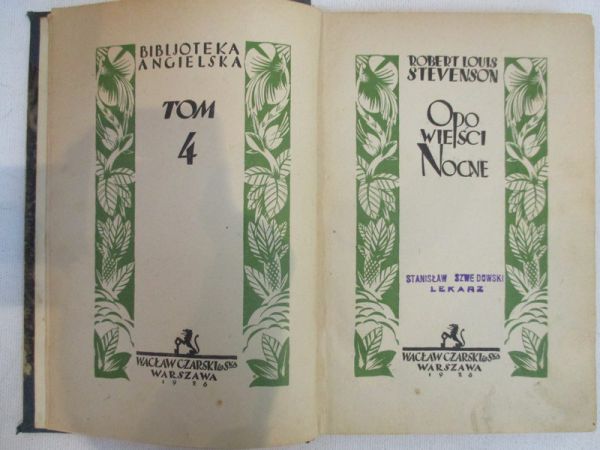 Opowieści nocne, 1926r.