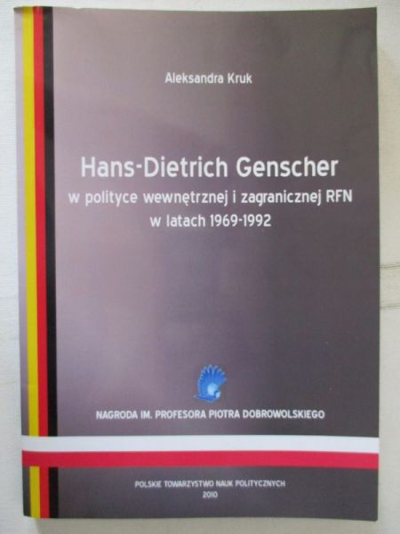 Hans- Dietrich Genschner w politycec wewnętrznej i zagranicznej RFN w latach 1969 - 1992