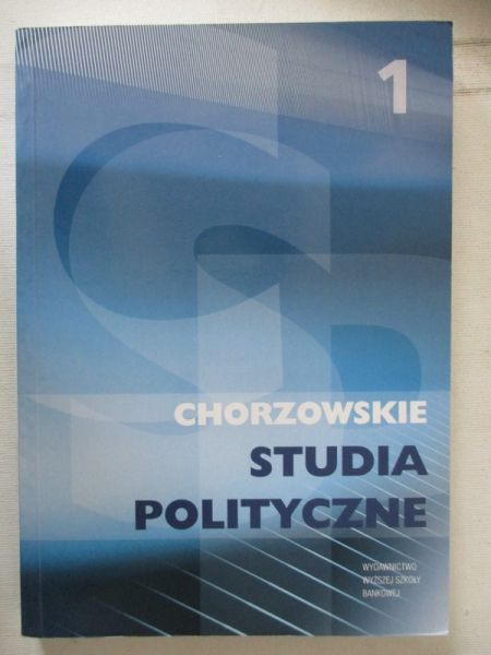 Chorzowskie Studia Polityczne 1