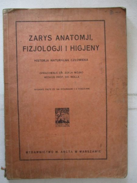 Zarys anatomji, fizjologji i higjeny, 1925 r.