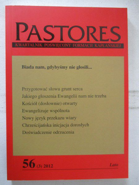 Bartkowicz Wojciech(red.) - Pastores – kwartalink poświęcony formacji kapłańskiej