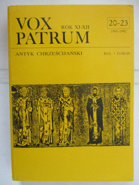 Langosz Stanisław - Vox Patrum 20-23 (1991 - 1992)