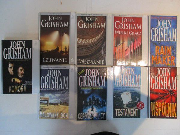 Grisham John - Zestaw 9 książek