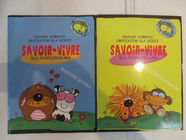 Savoir-vivre dla przedszkolaka, dwie książki