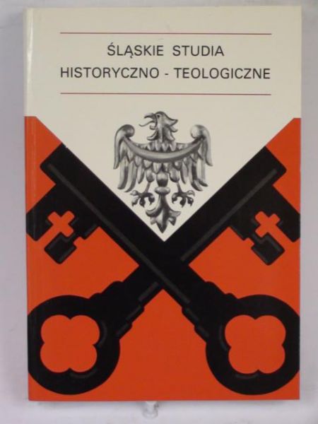 Cichy Stefan (red.) - Śląskie Studia Historyczno - Teologiczne, T. 29