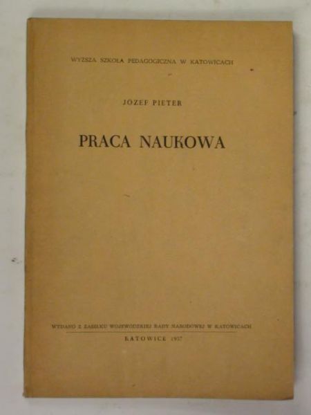 Praca naukowa