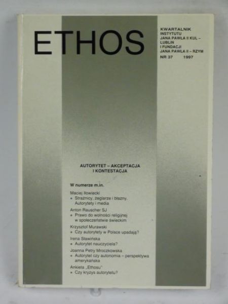 Nagy Stanisław (red.) - Ethos, kwartalnik nr 37, 1997